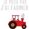 Humorous farmer in tractor