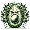 Avocado Warrior Face
