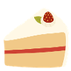 Erdbeer-Sahnetorte Illustration