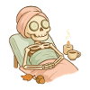 Halloween Skeleton Selfcare