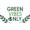 Green Vibes Only Minimal Nature