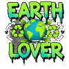 Earth Lover Graffiti Planet Eco Spirit