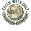 Green Vibes Only Retro Earth Design