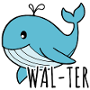 Walter der niedliche Blauwal