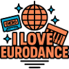 Eurodance Love Neon Design