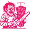 Kebab d’horreur rose