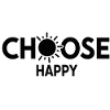 Bright Sunburst Choose Happy Design