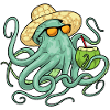 Octopus Beach Coconut Été