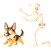 German Shepherd Dog Skeleton