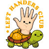 Left Handers Club - Whimsical Turtle