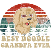 Drôle Golden Doodle Grand-Shirt Design