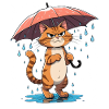 Resistance kittens in the rain