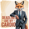 Deadlines sind mein Cardio-Büro-Fuchs