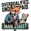 Overqualified Underpaid Fox