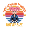 Empowered Judo Woman Motivation Design