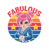 Illustration de combattante courageuse et fabuleuse