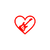 Energetic Guitar Heart