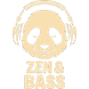 Panda mit Kopfhörern