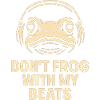 Frog with headphones