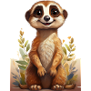 Dessin de suricate mignon