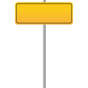 yellow street sign