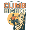 Climbing hero motif design