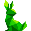 Lapin lowpoly 