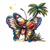 Vacances d’été papillon
