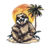Sloth Summer Holiday