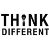 Creative Think Different Lightbulb Design