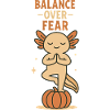 Halloween Axolotl Yoga Balance