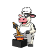 Chef Cow Cooking Cook Cowlinary