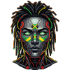 Cyber Rasta Jamaica Reggae Future Vibes