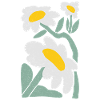 Playful Daisy Illustration