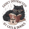 Easily Distracted by Cats and Books