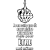 Middle finger (I am myself)
