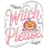 Halloween Witch Pumpkin Design