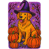 Enchanted Pumpkin Dog Halloween Design
