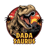 Tyrannosaurus Dada Saurus Sunset