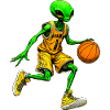 Basketballer Alien