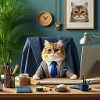 Chatpreneur Cat in Business Suit