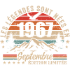 Legendary since September 1967 | September 1967