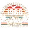 légendaire depuis septembre 1966 | septembre 1966