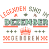 Les légendes naissent en décembre - Anniversaire