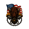 Bison Rider – Wilder Biker-Geist