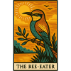 The Bee-Eater Sunset Illustration