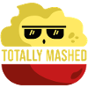 Totally Mashed Funny Pun Potato Cartoon