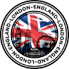 London Landmark Collage with Union Jack