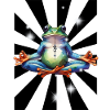 OM Yoga Frog Meditation