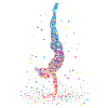 Gymnastics Gymnastastik Acrobatics – Silhouette
